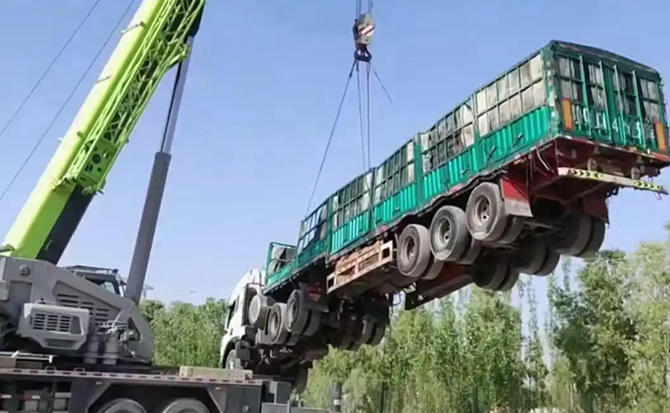 长汀道路脱困救援案例